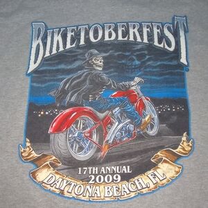 2009 Biketoberfest Daytona Beach Skull Skull's Long Sleeve T-shirt